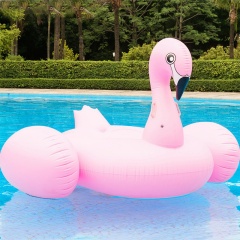 Giant Inflatable Pink Flamingo Pool Float