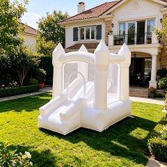 Smaller Size White Bouncy Castle for Wedding & Party