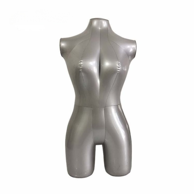 Inflatable Armless Female Half-Body Mannequin with Hip Shorts