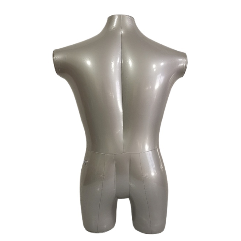 Inflatable Armless Male Half-Body Torso Mannequin