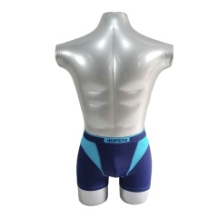 Inflatable Armless Male Half-Body Torso Mannequin