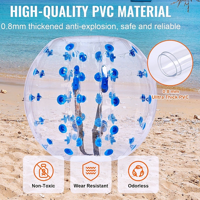 Inflatable TPU Bumper Ball for Grass and Snow