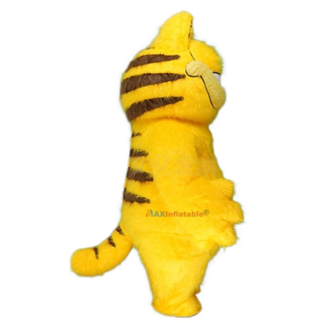 Inflatable Plush Garfield Mascot Costume