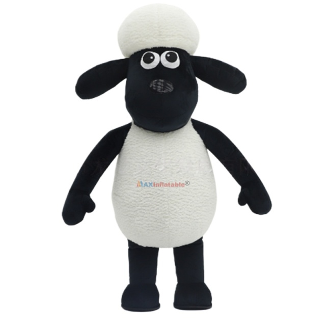 Inflatable Plush Sheep Mascot Custome