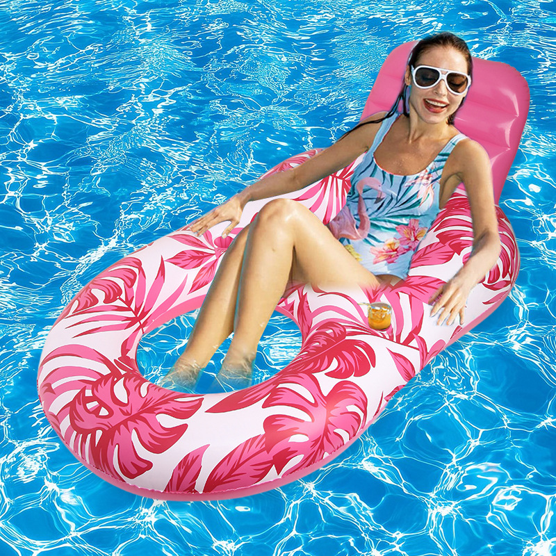 Inflatable Water Lounge Raft Breathable Suspension Pool Float