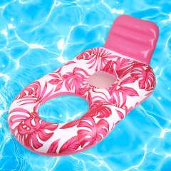 Inflatable Water Lounge Raft Breathable Suspension Pool Float