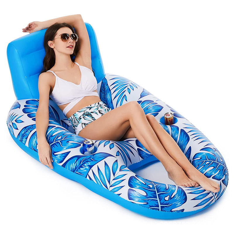 Inflatable Water Lounge Raft Breathable Suspension Pool Float