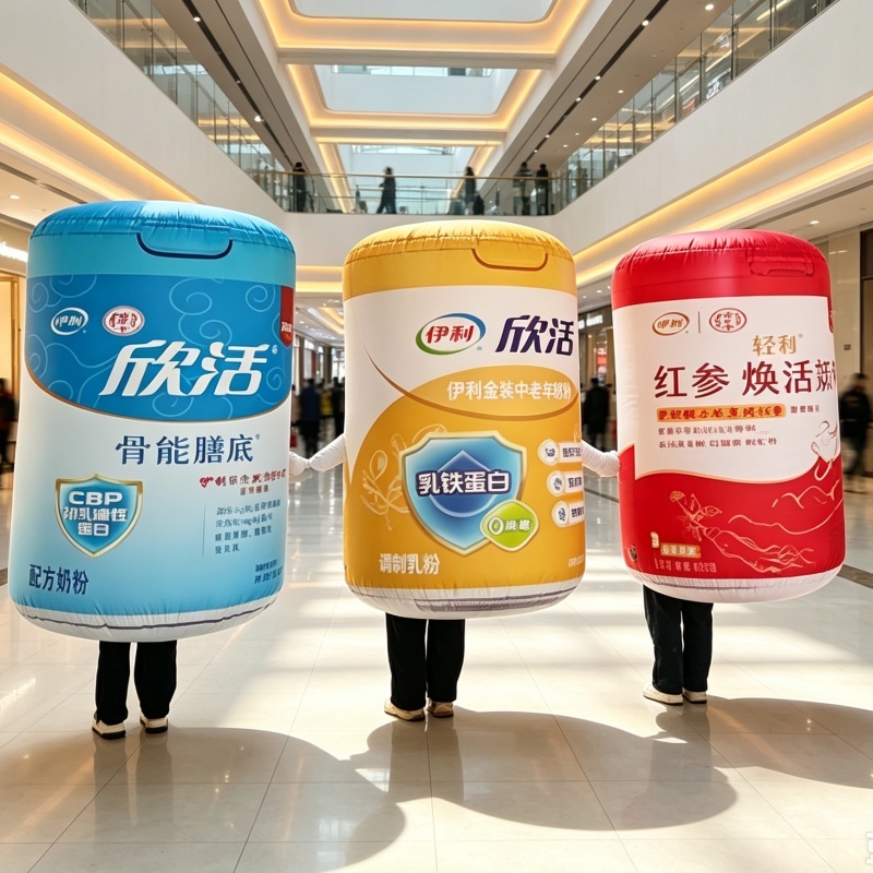 Wearable Walking Inflatable Can Mascot Costume