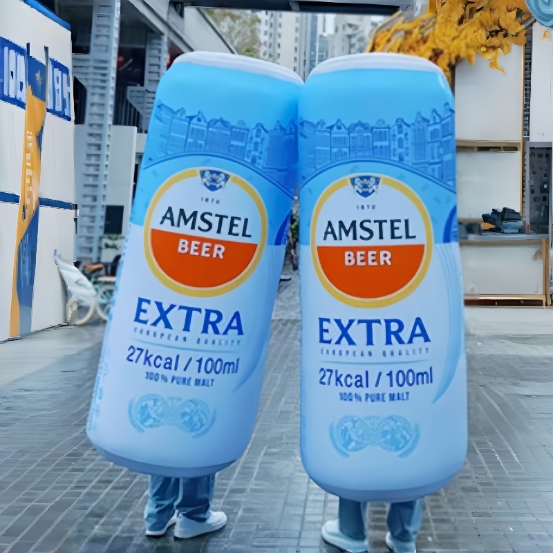 Wearable Walking Inflatable Can Mascot Costume