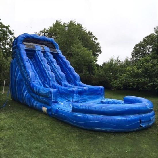 36' Giant PVC Inflatable Water Slide for Sport Game