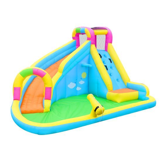 5-in-1 Bounce House Water Park Jumping Castle with Swimming Pool