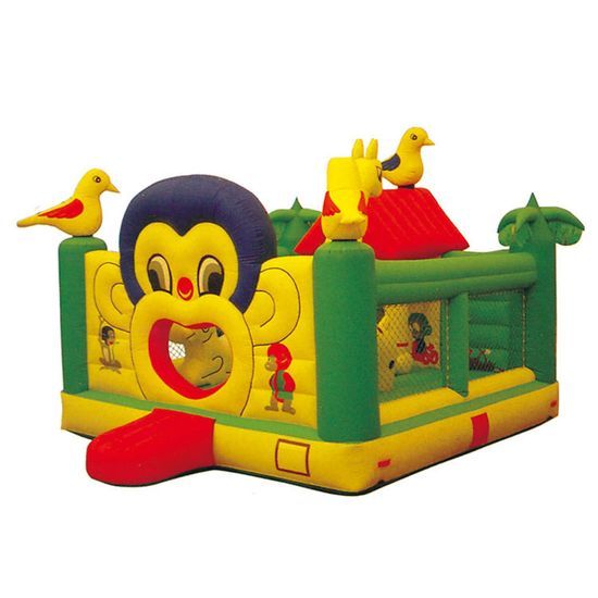 840d Polyester and PVC Tarpaulin Inflatable Zoo Play Bouncer with Pool