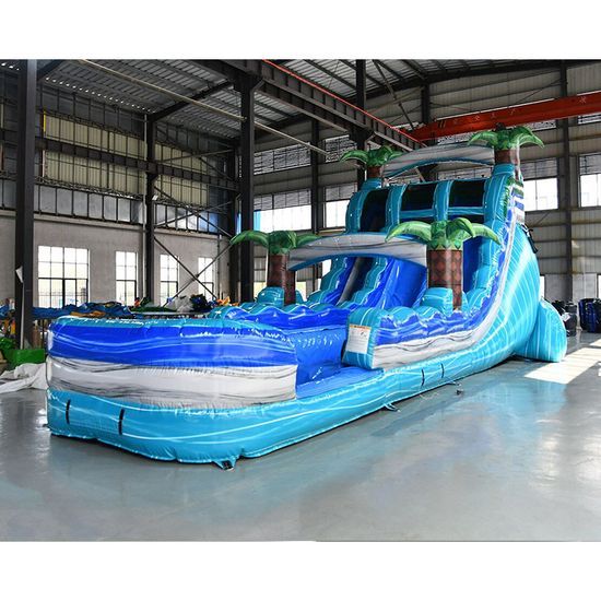 Colorful Durable Inflatable Water Slide for Kids' Outdoor Fun