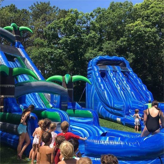 36' Giant PVC Inflatable Water Slide for Sport Game