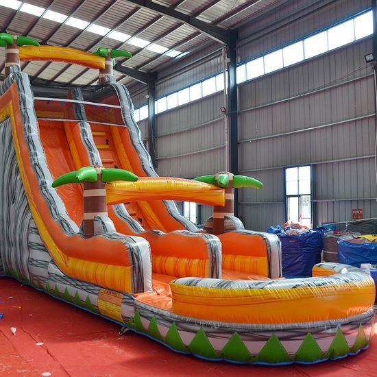 Colorful Durable Inflatable Water Slide for Kids' Outdoor Fun