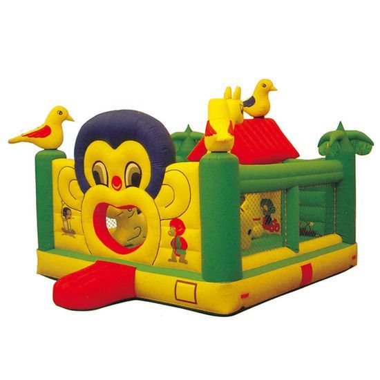 840d Polyester and PVC Tarpaulin Inflatable Zoo Play Bouncer with Pool