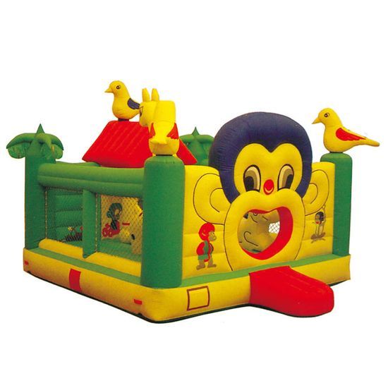 840d Polyester and PVC Tarpaulin Inflatable Zoo Play Bouncer with Pool