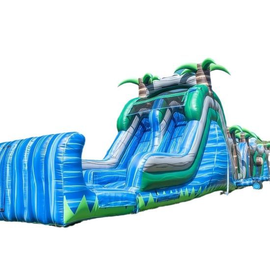 Colorful Durable Inflatable Water Slide for Kids' Outdoor Fun