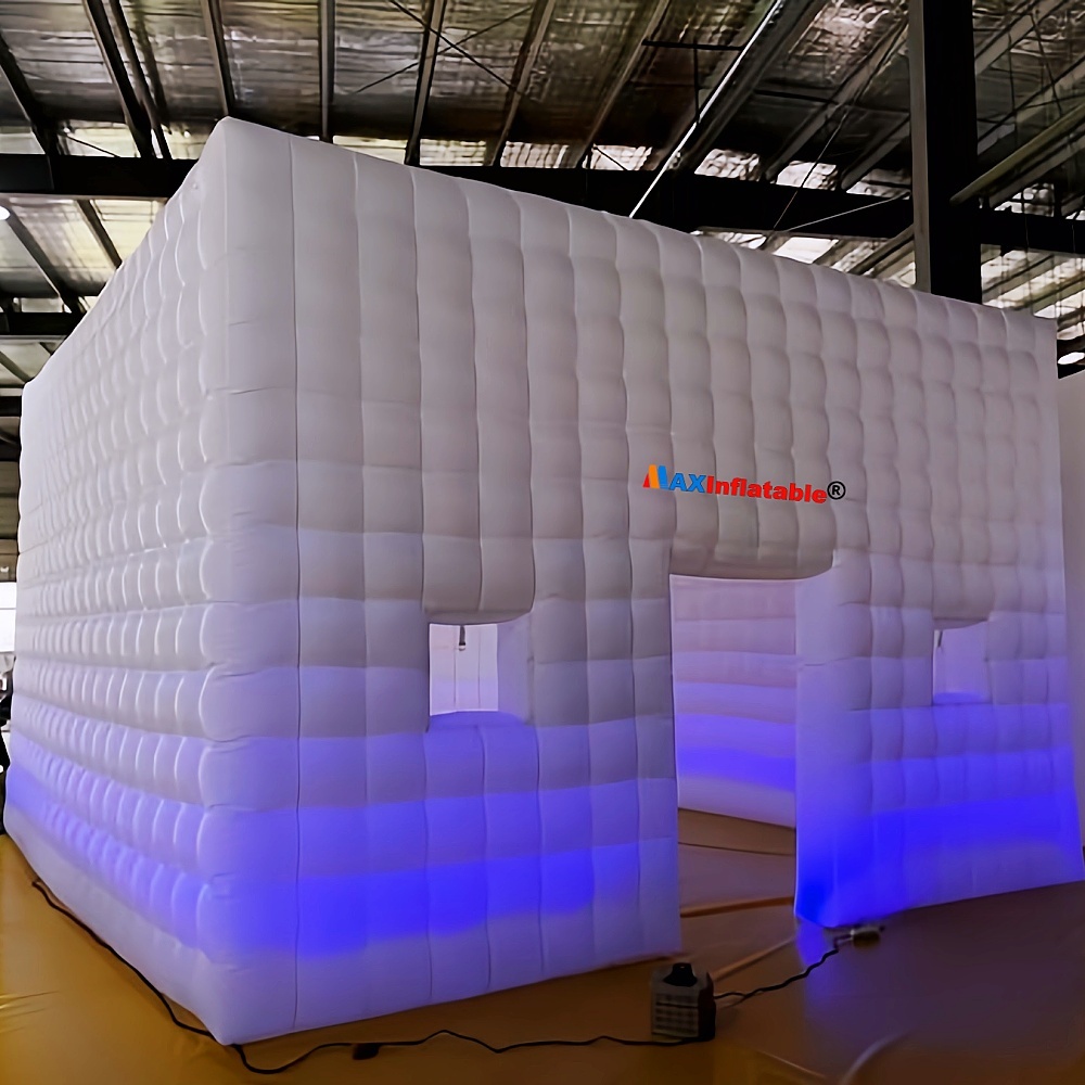 6m 8m Inflatable White Night Club Party LED Light Tent