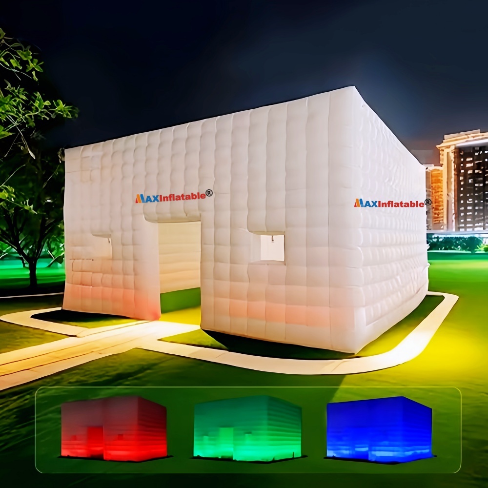 6m 8m Inflatable White Night Club Party LED Light Tent