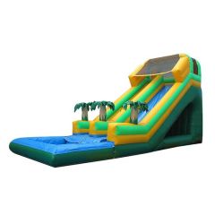 Commercial Inflatable Tropical Water Slide for Kids' Fun