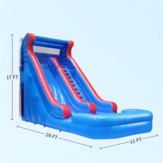 Giant PVC Tarpaulin Inflatable Slide with Pool