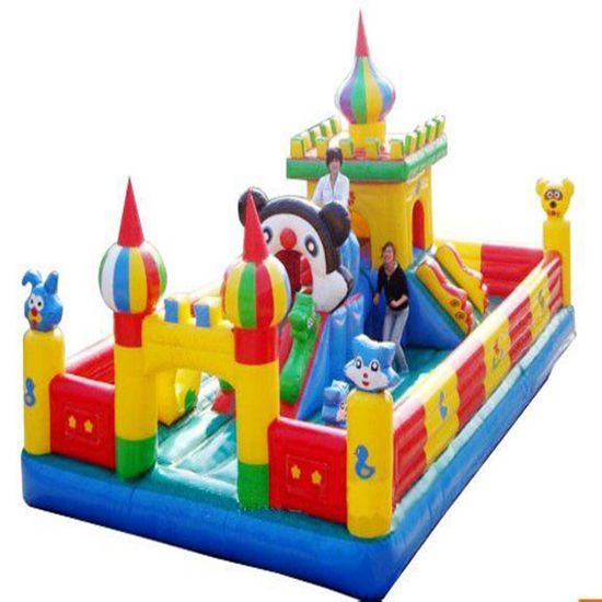 Colorful Inflatable Outdoor Bounce Castle for Kids' Parties