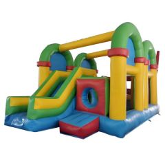 Colorful Inflatable Tarpaulin Bounce House for Family Gatherings