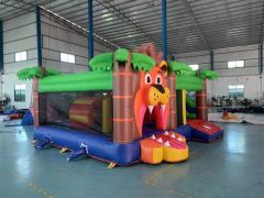 Colorful Inflatable Tarpaulin Bounce House for Family Gatherings