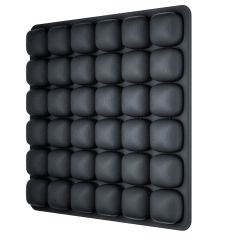 Inflatable TPU Seat Cushion 3D Bubble Structure