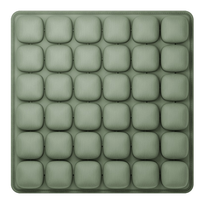 Inflatable TPU Seat Cushion 3D Bubble Structure