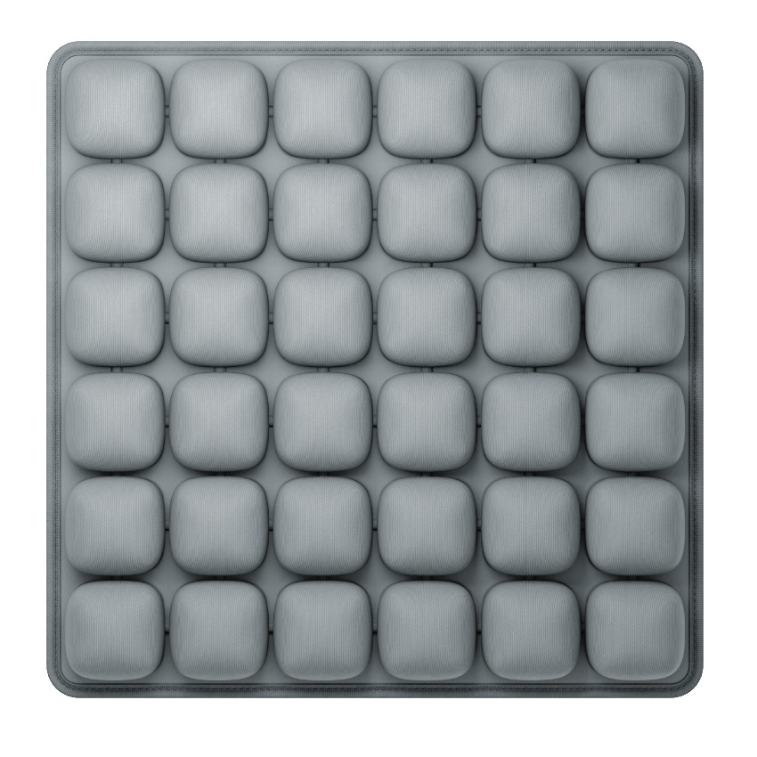 Inflatable TPU Seat Cushion 3D Bubble Structure