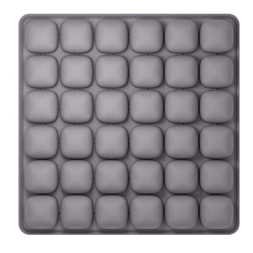 Inflatable TPU Seat Cushion 3D Bubble Structure