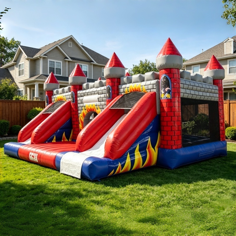 Beautiful Funny Play Ground Tarpaulin Inflatable Jumper Boncer
