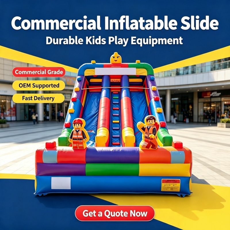 Giant Inflatable Dry Slide for Sales or Event