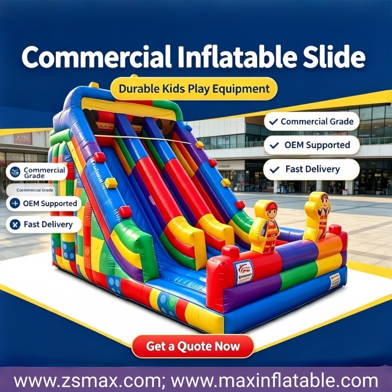 Giant Inflatable Dry Slide for Sales or Event