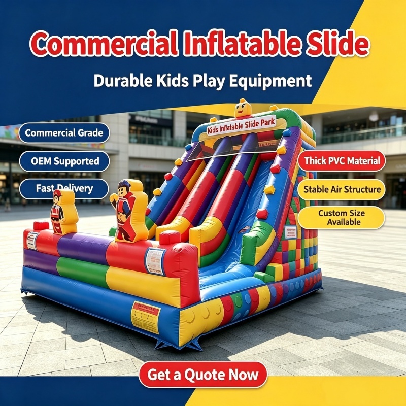 Giant Inflatable Dry Slide for Sales or Event