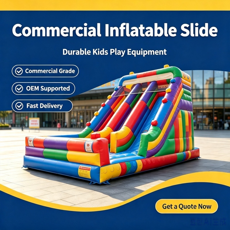 Giant Inflatable Dry Slide for Sales or Event