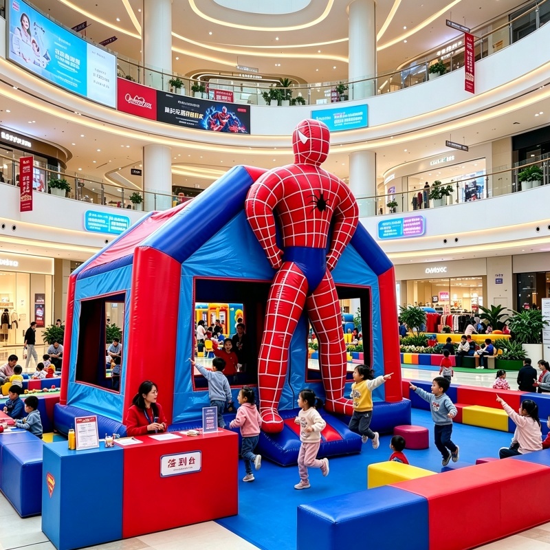 Commercial PVC Tarpaulin Inflatable Big Bouncer House Moon Room