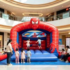 Commercial PVC Tarpaulin Inflatable Big Bouncer House Moon Room