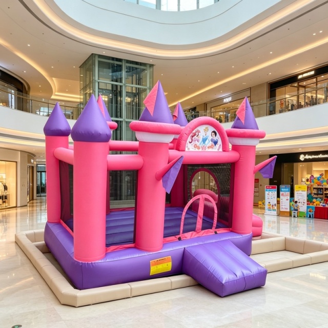 Commercial PVC Tarpaulin Inflatable Big Bouncer House Moon Room