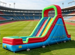 Exciting Commercial Inflatable Water Slide with Pool for Events
