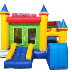 Durable Inflatable Bounce House with Slide for Outdoor Fun