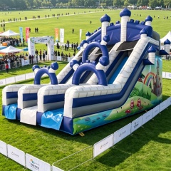 Durable PVC Tarpaulin Giant Play Slide for Kids' Outdoor Fun