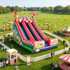 Durable PVC Tarpaulin Giant Play Slide for Kids' Outdoor Fun