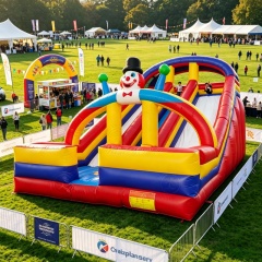 Event Dry Playground Tarpaulin Inflatable Slide Toy Game