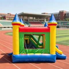 Durable Inflatable Bounce House with Slide for Outdoor Fun