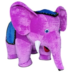 Inflatable Pink Color Plush Elephant Mascot Costume