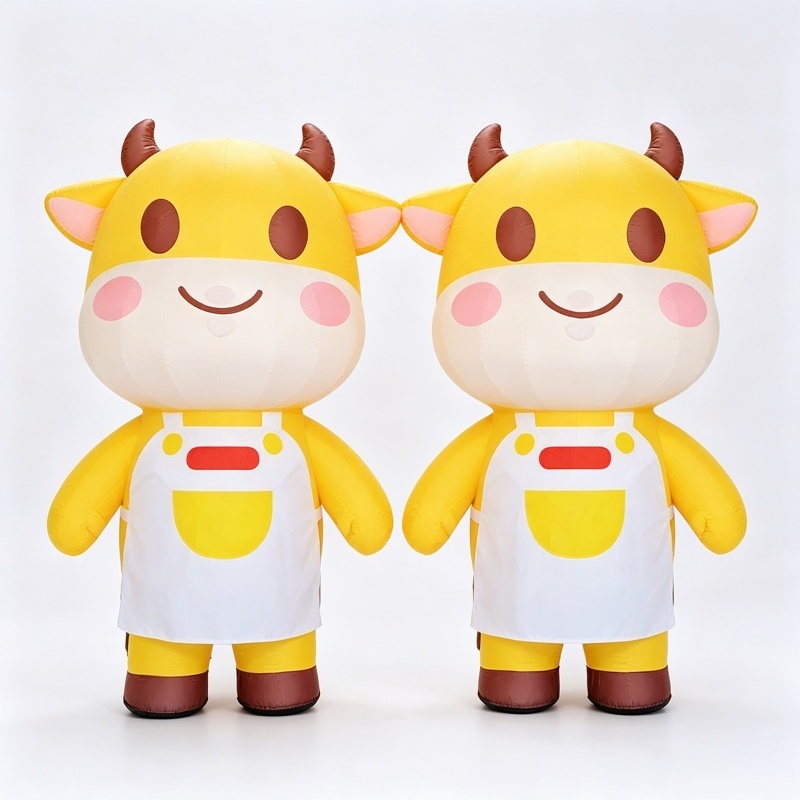 Inflatable Oxford Fabric Little Cow Walking Mascot Costume