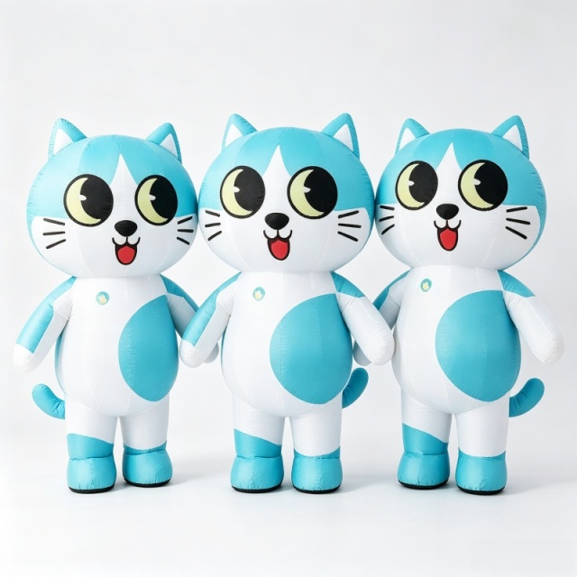 Inflatable Oxford Fabric Cat Walking Mascot Costume